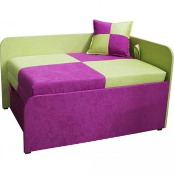 Детская малютка Ribeka Мини 70 см 10M22-Г (правая) Розовый/зеленый