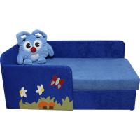 Детский диванчик кроватка Ribeka Смешарик 14M12-7 (левый) Синий/голубой
