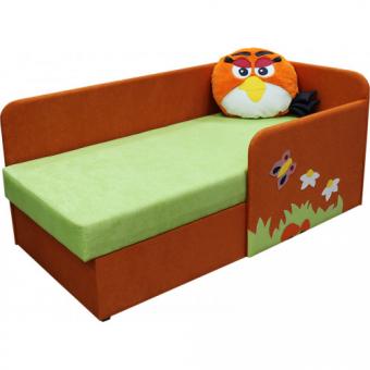 Детский диванчик кроватка Ribeka Рэд 14M64-Г (правый) Оранжевый